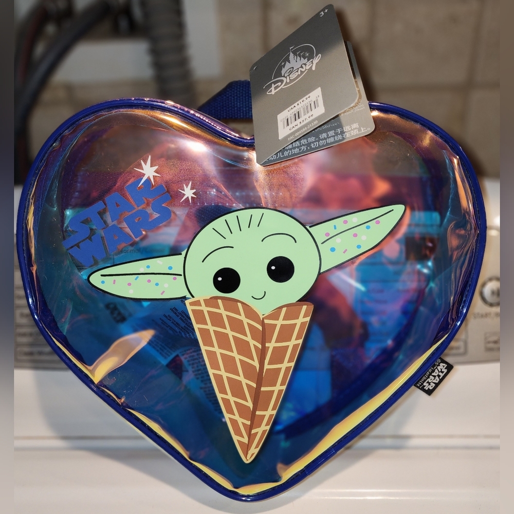 NWT Disney Store Baby Yoda Small Backpack